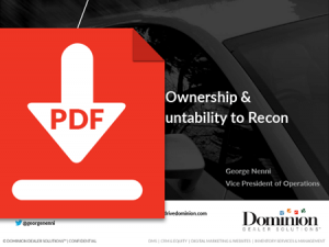 Dominion Dealer Solutions - Recon Accountability Icon